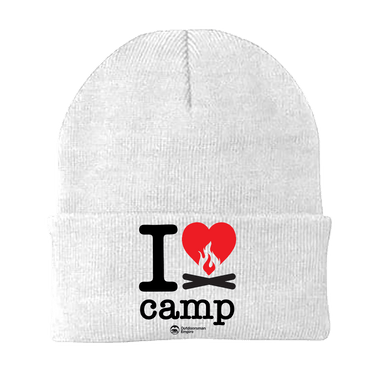 I Love Camp Embroidered Beanie
